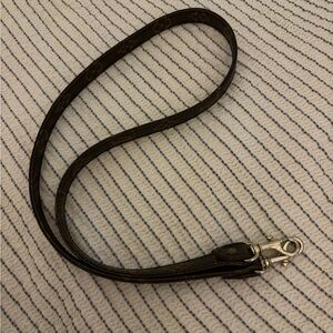 Brown Leather Louis vuitton crossbody bag Strap